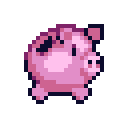 An image of a stereotypical pink piggybank